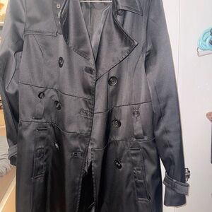 Amazone Couture Womens black trench